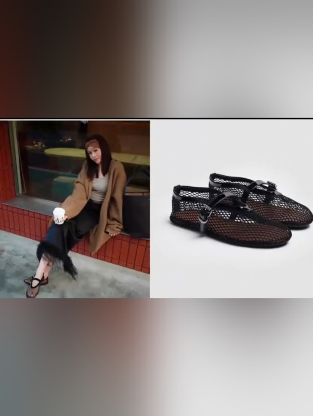 a new day Black Mesh Mary Jane Flats with Buckle - Picture 15 of 16